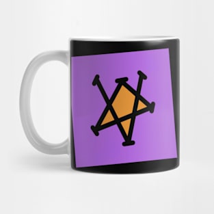 Vermilion Purple and Orange Mug